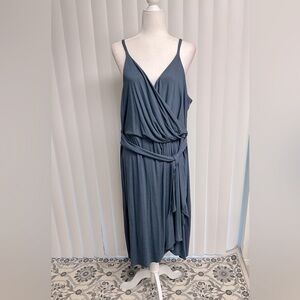 White House Black Market Women's True Indigo Sandal Dress